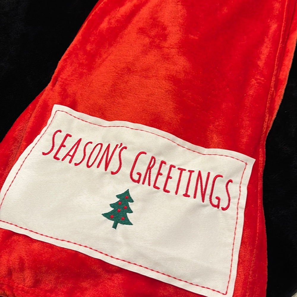 Brand new Deborah Connolly Christmas blanket